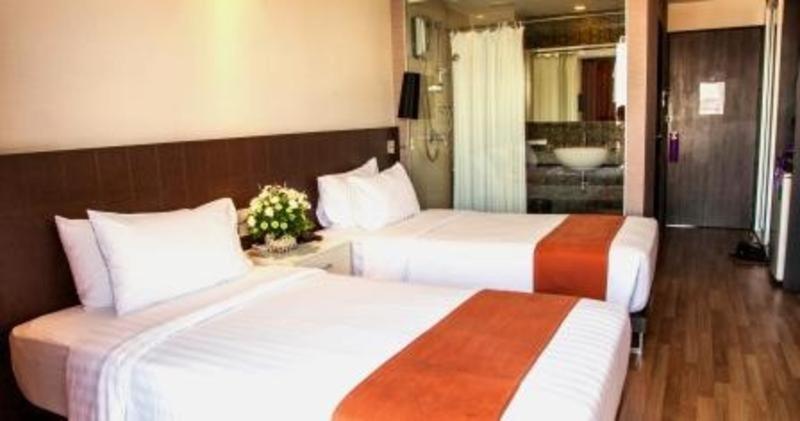 Superior Twin Room Lower Floor Late check out if available